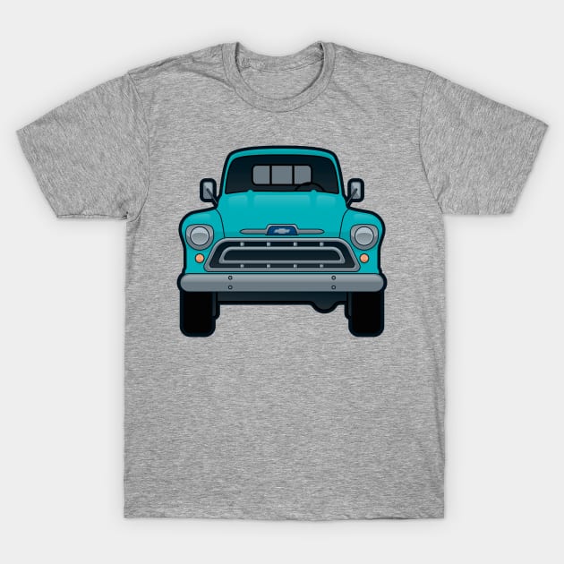 1957 Chevy Truck T-Shirt by beopots